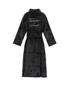 Халат Logo Long Cozy Robe Black