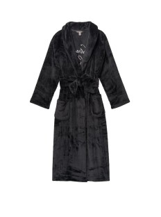 Халат Logo Long Cozy Robe Black