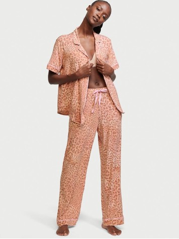 Піжама Modal Printed Leopard Long PJ Set