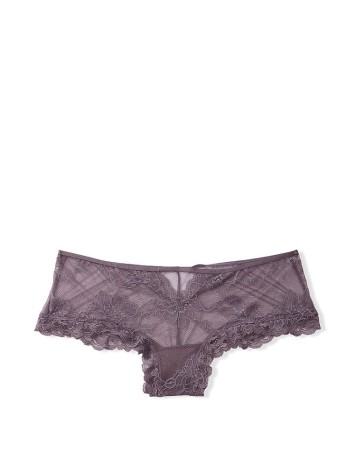 Трусики чіки Very Sexy Cheeky panty Grey Lace