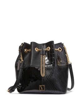 Сумка The Victoria Bucket Bag Black Noir Patchwork