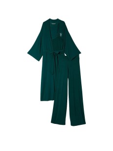 Пижама Modal 3-Piece PJ Set Deepest Green