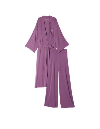 Пижама Modal 3-Piece PJ Set Mulberry Purple