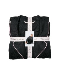 Піжама Вікторія Сикрет Long Pajama Set Black Logo Jacquard
