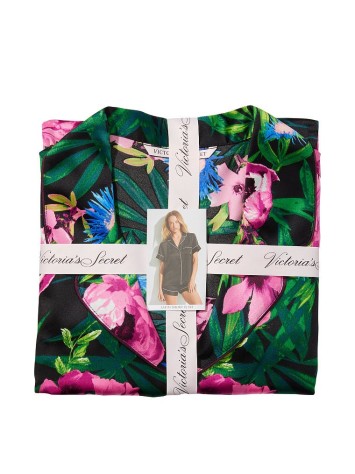 Сатинова піжама Satin Short Pj set Moody Floral