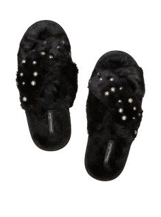 Домашні топочки Pearl Criss Cross Faux Fur Slippers