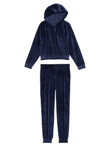Велюровий спортивний костюм Вікторія Сікрет Ribbed Velour Hoodies Jogger