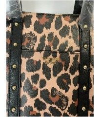 Рюкзак Victoria's Secret Studded Convertible Backpack Animal Print - Leopard