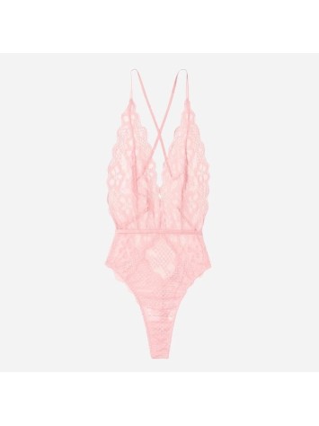 Боді Unlined Lace Teddy Rose