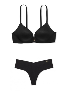 Комплект белья So Obsessed padded no-wire Black Set