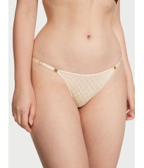 Трусики Icon Lace Adjustable String Thong Panty Marzipan