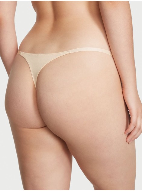 Трусики Icon Lace Adjustable String Thong Panty Marzipan