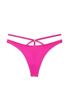 Трусики So Obsessed Strappy Thong Panty Fuschia Frenzy