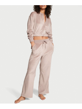 ВЕЛЮРОВЫЙ СПОРТИВНЫЙ КОСТЮМ ВИКТОРИЯ СИКРЕТ BOMBER AND JOGGER Candlelight Rose