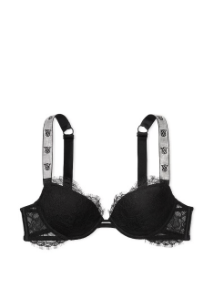 Комплект Very Sexy Lace Shine Strap Black Push Up Bra Set