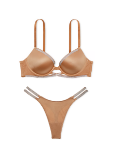 Комплект білизни Very Sexy Shine Strap Push-Up Bra Toffee Set