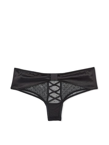 Трусики Bow-Back Open Lace-Up Cheeky Panty Black