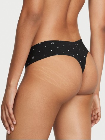 Трусики No-Show Thong Panty VS Black Logo Dot