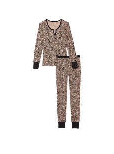 Пижама Thermal Long Pajama Set Leopard