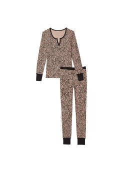 Піжама Thermal Long Pajama Set Leopard