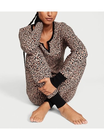 Пижама Thermal Long Pajama Set Leopard
