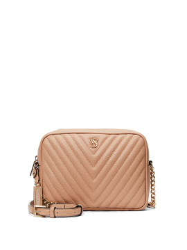 Сумка Виктория Сикрет The Victoria Top Zip Crossbody Praline