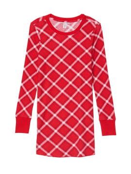 Ночная рубашка Thermal Sleepshirt Red Plaid