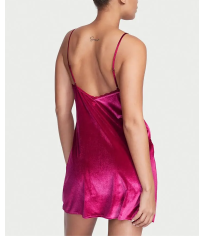 Пеньюар Victoria's Secret Fuchsia Velvet Slip