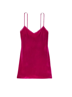 Пеньюар Victoria's Secret Fuchsia Velvet Slip