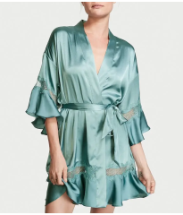 Халат Victoria's Secret Flounce Satin Robe