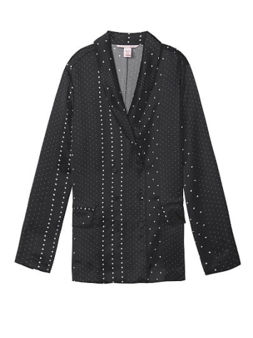 Піджак Satin Black & White dot
