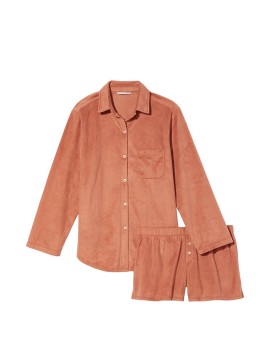 Піжама Short Cozy Fleece Long-Sleeve Pj set