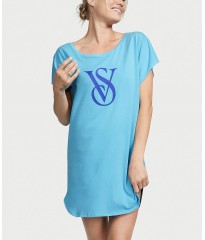 Нічна сорочка Cotton Sleepshirt Blue