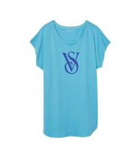 Нічна сорочка Cotton Sleepshirt Blue