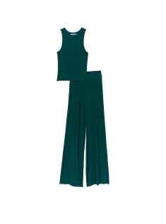 Піжама Long Modal Cami Set Deep Green