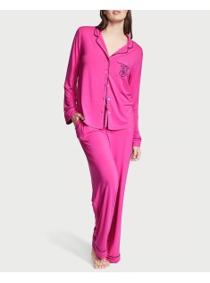 Пижама Modal Long Pajama Set Fuchsia Frenzy