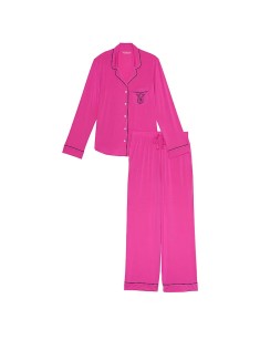 Пижама Modal Long Pajama Set Fuchsia Frenzy