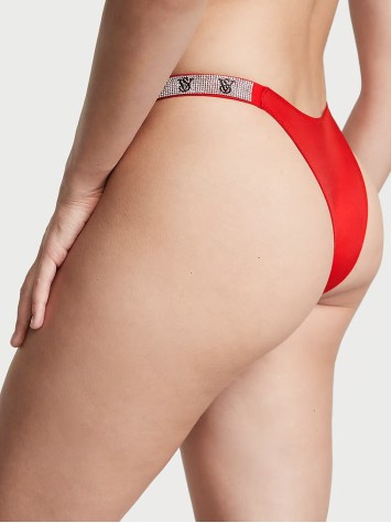 Трусики Shine Strap Brazilian Panty Lipstick Vs