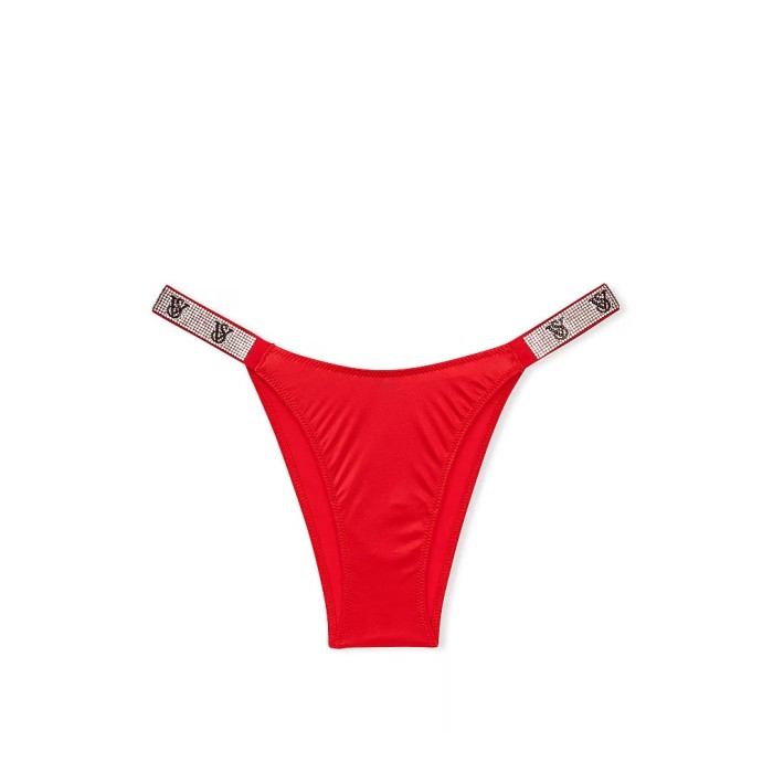 Трусики Shine Strap Brazilian Panty Lipstick Vs