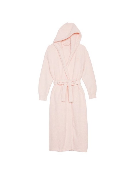 Халат Chenille Hooded Long Robe Purest Pink