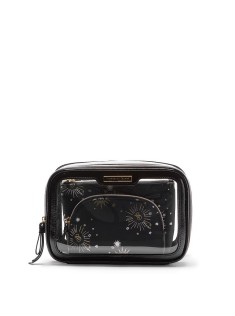 3 в 1 косметичка 3-Piece Makeup Bag Black Celestial