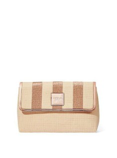 Средняя косметичка Straw Clutch