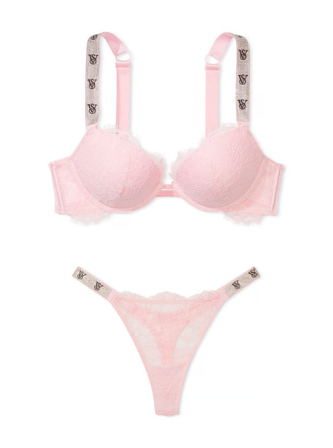 Комплект білизни Shine Strap Push-up Bra Pretty Blossom Set