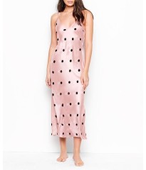 Пеньюар Silk Slip Dress Pink Dot