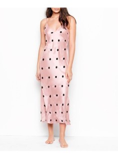 Пеньюар Silk Slip Dress Pink Dot