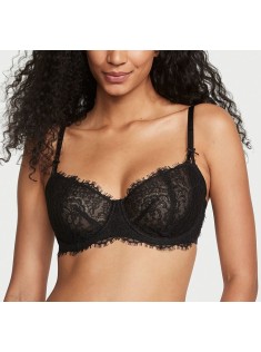 Комплект белья Wicked Lace Unlined Balconette Bra Black Set