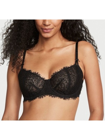 Комплект білизни Wicked Lace Unlined Balconette Bra Black Set