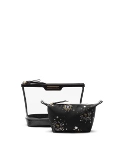 Косметичка 2-Piece Makeup Bag Black Celestial