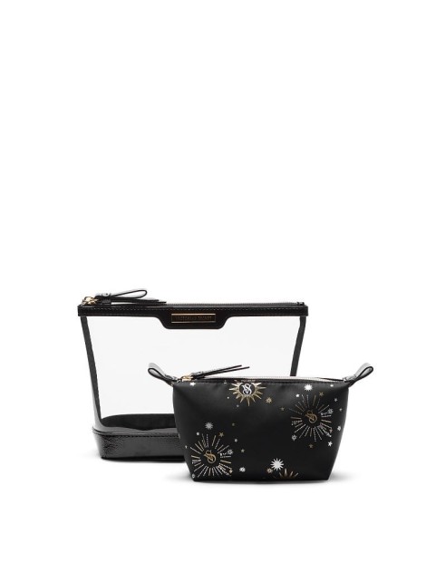 Косметичка 2-Piece Makeup Bag Black Celestial