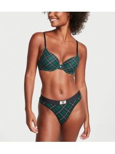 Комплект белья Push-Up Cotton Perfect Shape Bra Spruce Plaid Set